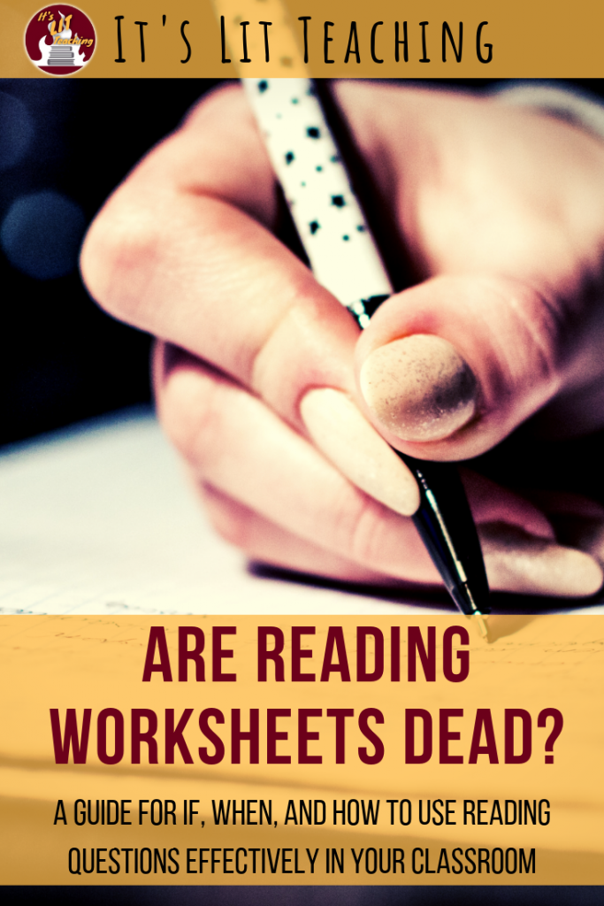 Are Reading Worksheets Dead?