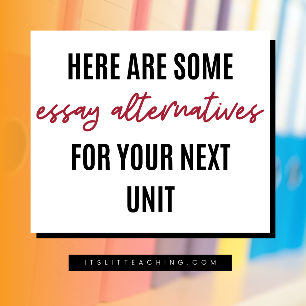 Here Are Some Creative Essay Alternatives for Your Next Unit
