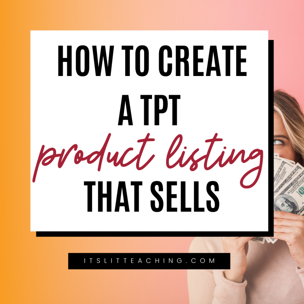 How to Create a TpT Product Listing that Sells