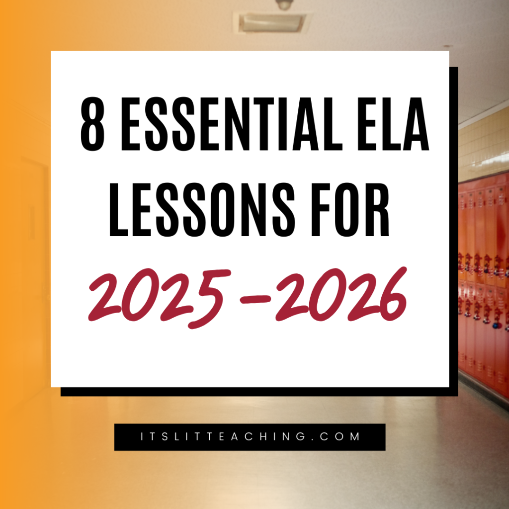 8 Essential ELA Lessons for 2025: Keep Your Classroom Relevant and Engaged